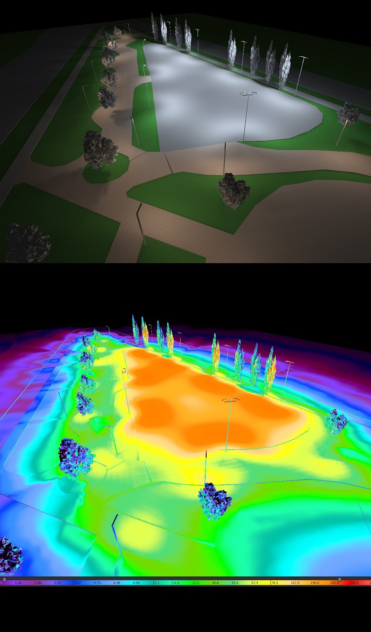 Lighting Plan for parking lot
